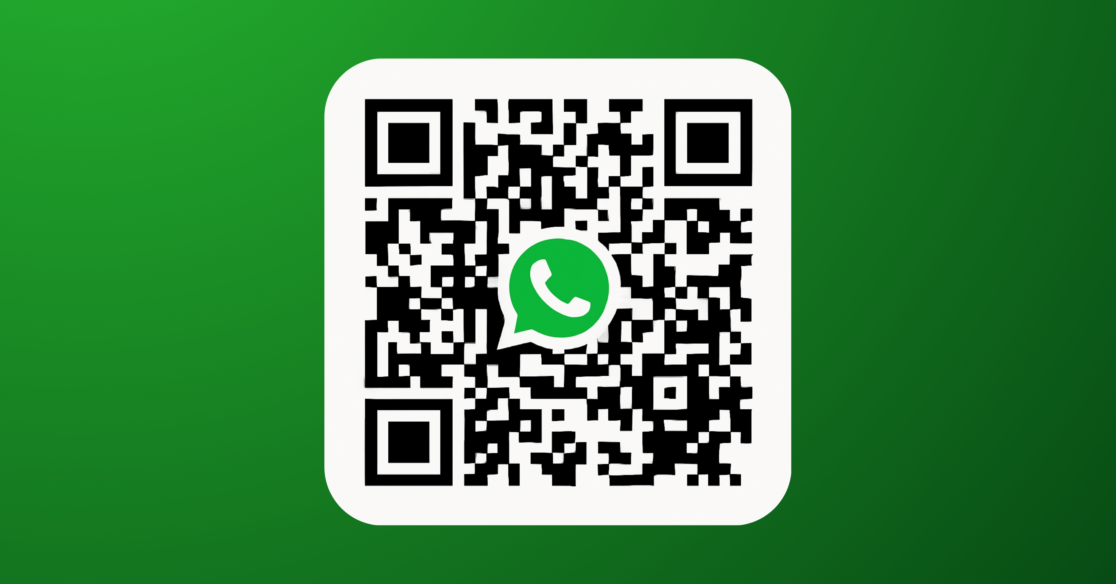 WhatsApp native QR code example